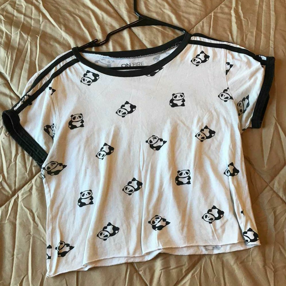 Panda Crop Top